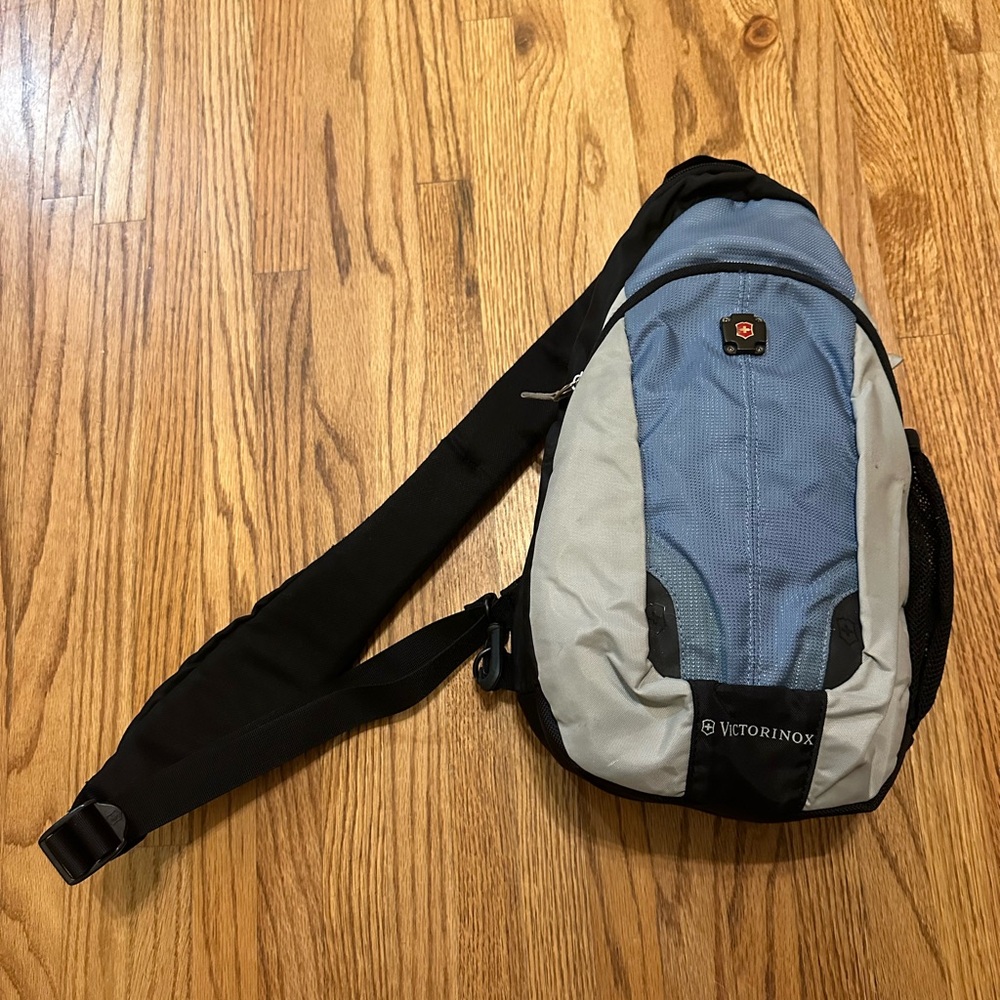 Victorinox Crossbody bag in Blue, Gray, and black